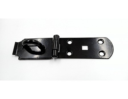 Petlice chalupářská 200x45mmx2mm ČERNÝ LAK