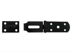 Petlice chalupářská 200x45mmx2mm ČERNÝ LAK