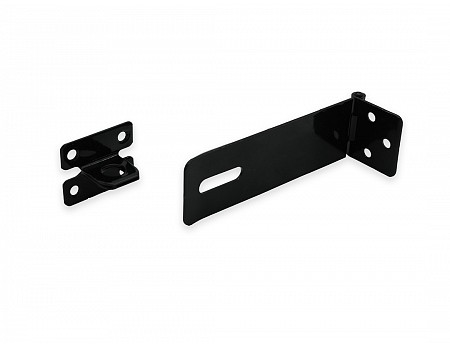 Petlice MINI 125x38x2mm ČERNÝ LAK