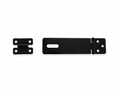 Petlice MINI 125x38x2mm ČERNÝ LAK