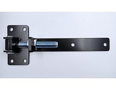 Závěs seřiditelný 300mm M24 na dřevěné dveře Černý lak