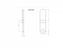 Závorový zámek BURG HDC420V různé klíče