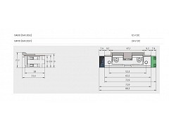 El.otvírač OC 54E10 rever.12V DC nízko