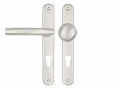 Kování V10 klika+ koule otočná FAB 72 Nerez Mat "AKČNÍ CENA BEZ SLEVY"