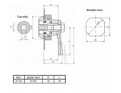 Zámek KOMBI 3 - 01.132 (jaz.01.070, L34)