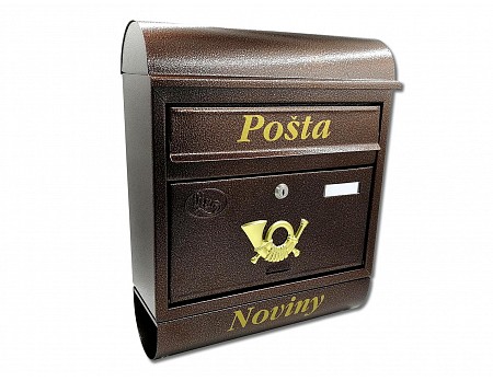 Poštovní schránka ST-8/T antik měď