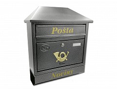 Poštovní schránka ST-9/T antik stříbrná