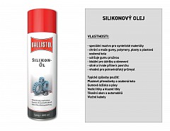 Silikonový olej sprej 400 ml, BALLISTOL 25612 (25307)