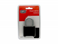Visací zámek na 4-místný kód 52 mm 8/29mm