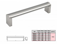 BRITA 544 mm úchytka NEREZ