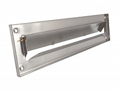 Dopisní vhoz hranatý 310x80 (270x23)mm Nerez