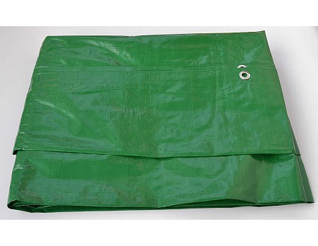 Plachta zakrývací s oky PROFI 4x6m (zelená)