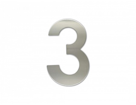 Číslice "3" fasádní 150mm NEREZ