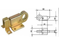 K 320 sklapka okenní Žlutý zinek F1-206 (032944 Bzn)