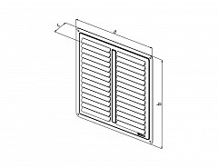 Mřížka- krytka NVM 250x250 NEREZ 0712