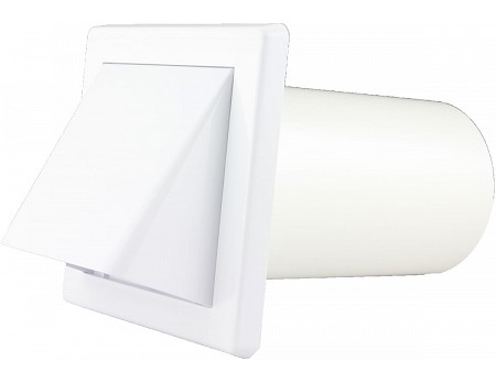 Větrací mřížka gravitační - klapka 150x150 GK/100 bílá  "AKČNÍ CENA BEZ SLEVY"