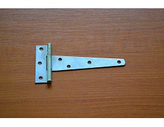 Závěs dveřní vrchní T 130x70mm BZn
