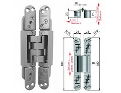 Závěs skrytý BASYS DX 38 Z11.41084( 2 závěsy 60kg)