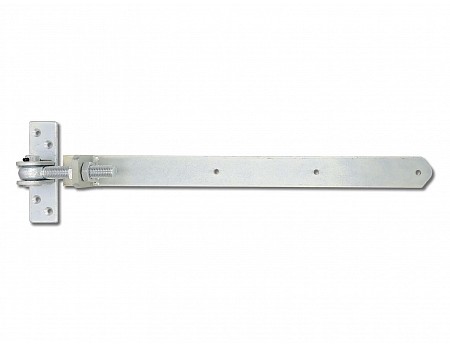 Závěs seřiditelný 670mm M16 na dřevěné dveře Bílý zinek