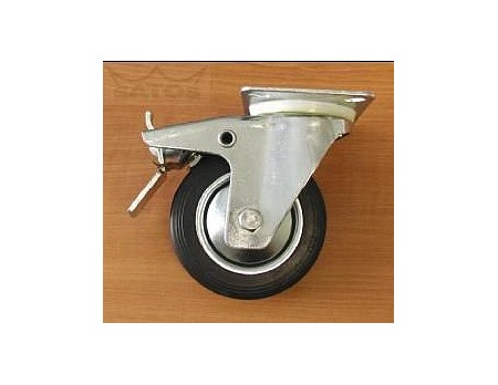 Kolečko 100 otočné brzda/60kg BSR 100