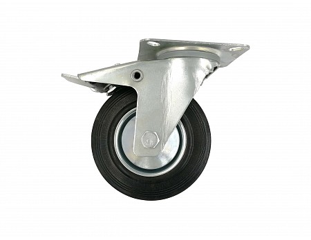 Kolečko 125 otočné brzda/100kg BSR 125