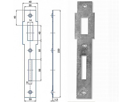 Protiplech G 222 Bzn