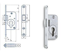 Zámek G 233 žl.zn FAB váleček přídavný hl.50
