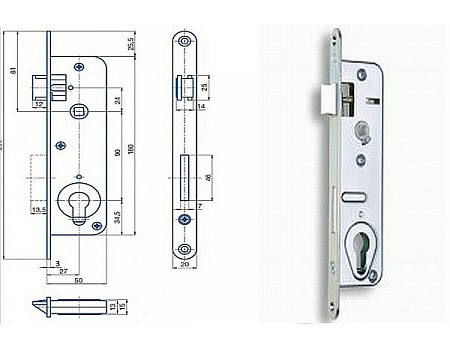 Zámek DOKOV 203/5 L, BZn
