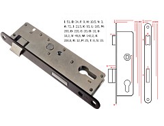 Zámek ZZB 1 - Z219-ZWP 72/34 P hl.50mm