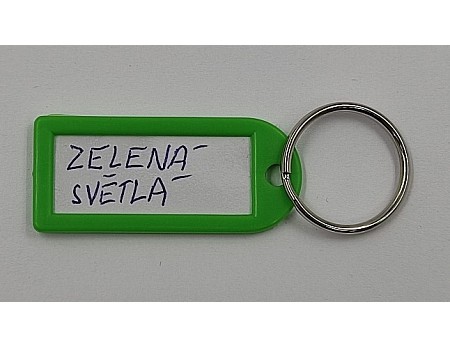 Visačka kl.MALÁ-kr. zelená světlá 1D 50ks