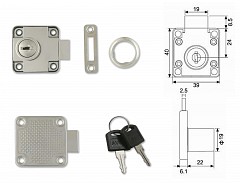 AVES G138-22 Ni zámek zásuvkový