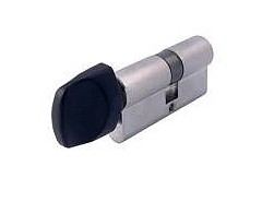 Vložka  EVVA G330 27+36K Ni 5kl.+ knoflík FK  černý mat