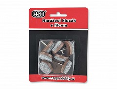 Kluzák s filcem hřeb průměr 24mm (sada 8ks)