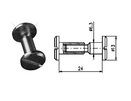 Spojovací kování 24 mm Zn č.8600053A