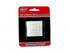 Tlumič nárazů čočka průměr 7x1,5mm TRANSPARENT (blistr 50ks) ESO