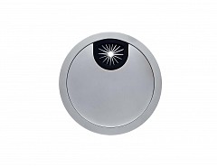Průchodka kabelů průměr 60 CHROM-SATIN