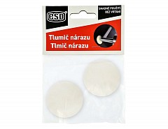 Tlumič nárazu ESO samolepící BÍLÝ / 2ks