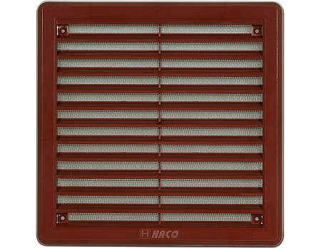Mřížka-krytka 200x200 síťovina HNĚDÁ