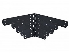 Závěs pásový, bednový ČERNÝ MAT 200x35x2,0mm