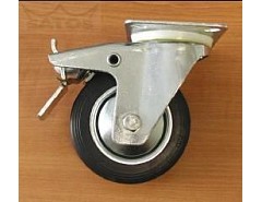 Kolečko 100 otočné brzda/60kg BSR 100