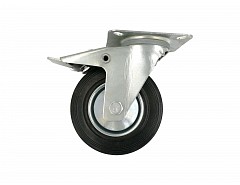 Kolečko 125 otočné brzda/100kg BSR 125