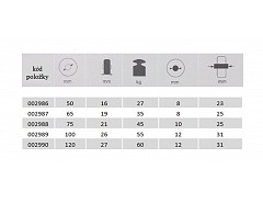Rolna N.D. - kolečko šedá guma průměr 50x16