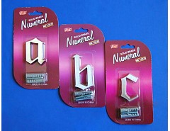 Písmeno "c" fasádní NB 62mm Ni-broušený "AKČNÍ CENA BEZ SLEVY"