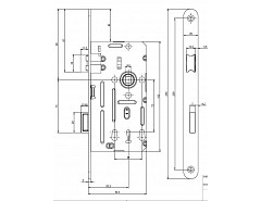 Zámek 190/140/20 N OK-72/80 L