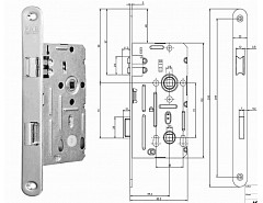 Zámek 190/140/20 N 72/80/6 WC P