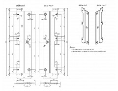 Protiplech PD L D-A komplet levý BZN vanička černá "AKČNÍ CENA BEZ SLEVY"