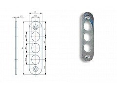 K125 protiplech zamku k 125,2834  BZn