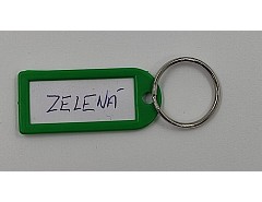 Visačka kl.MALÁ-kr.zelená tmavá 1D 50ks