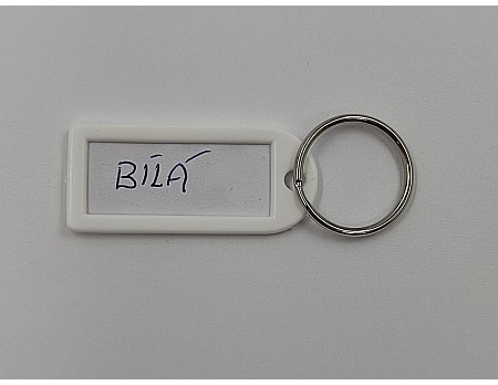 Visačka kl.MALÁ-kr. bílá 1D 50ks