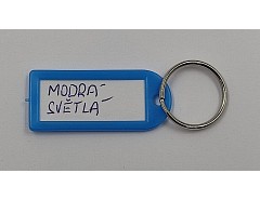 Visačka kl.MALÁ-kr. modrá světlá 1D 50ks